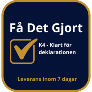 Få Det Gjort - Deklarera Trading