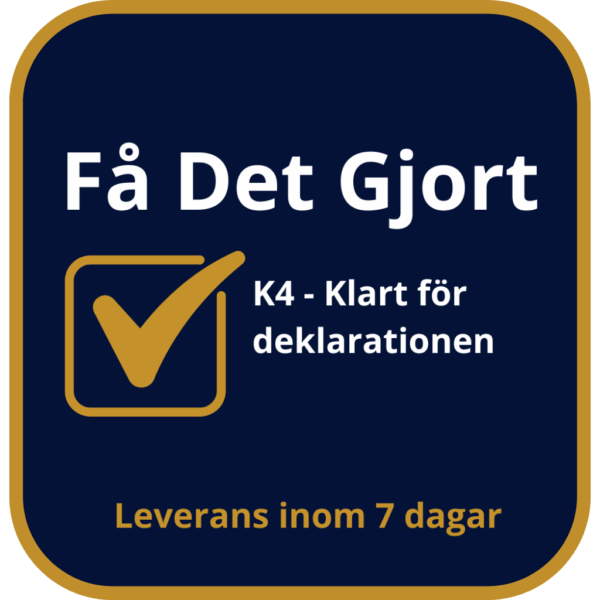 Få Det Gjort - Deklarera Trading